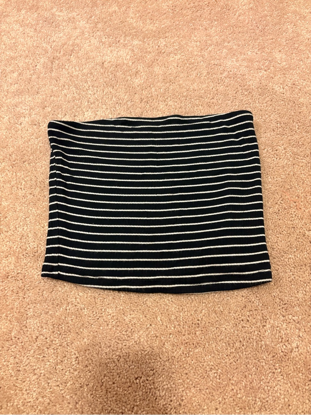 American Eagle Black & White Tube Top